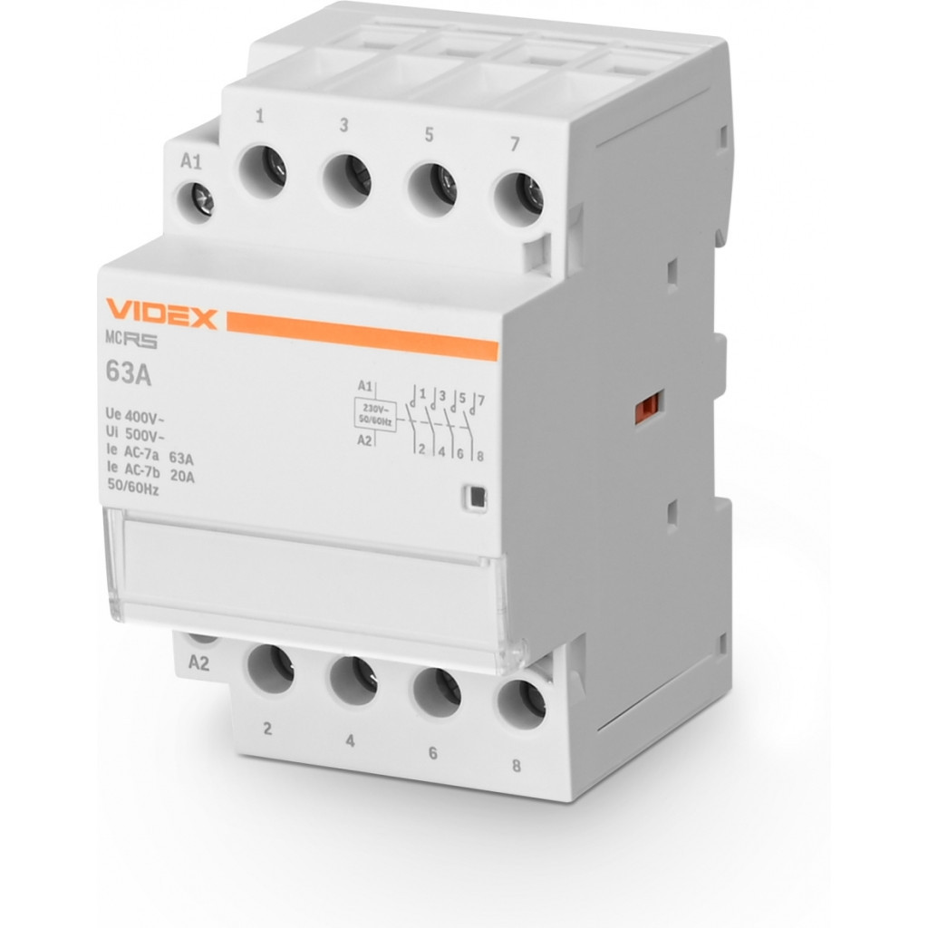 Контактор Videx 4п 63А 4НВ VF-RS-MC4O-63 RESIST - зображення 1