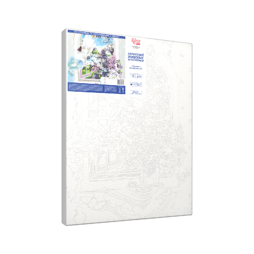 Картина по номерам Rosa Start Гіацинти на підвіконні 35 х 45 см (4823098518600) - зображення 2