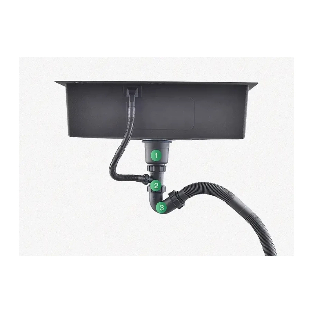 Мийка кухонна Nett NS-6845 (040125) - зображення 3