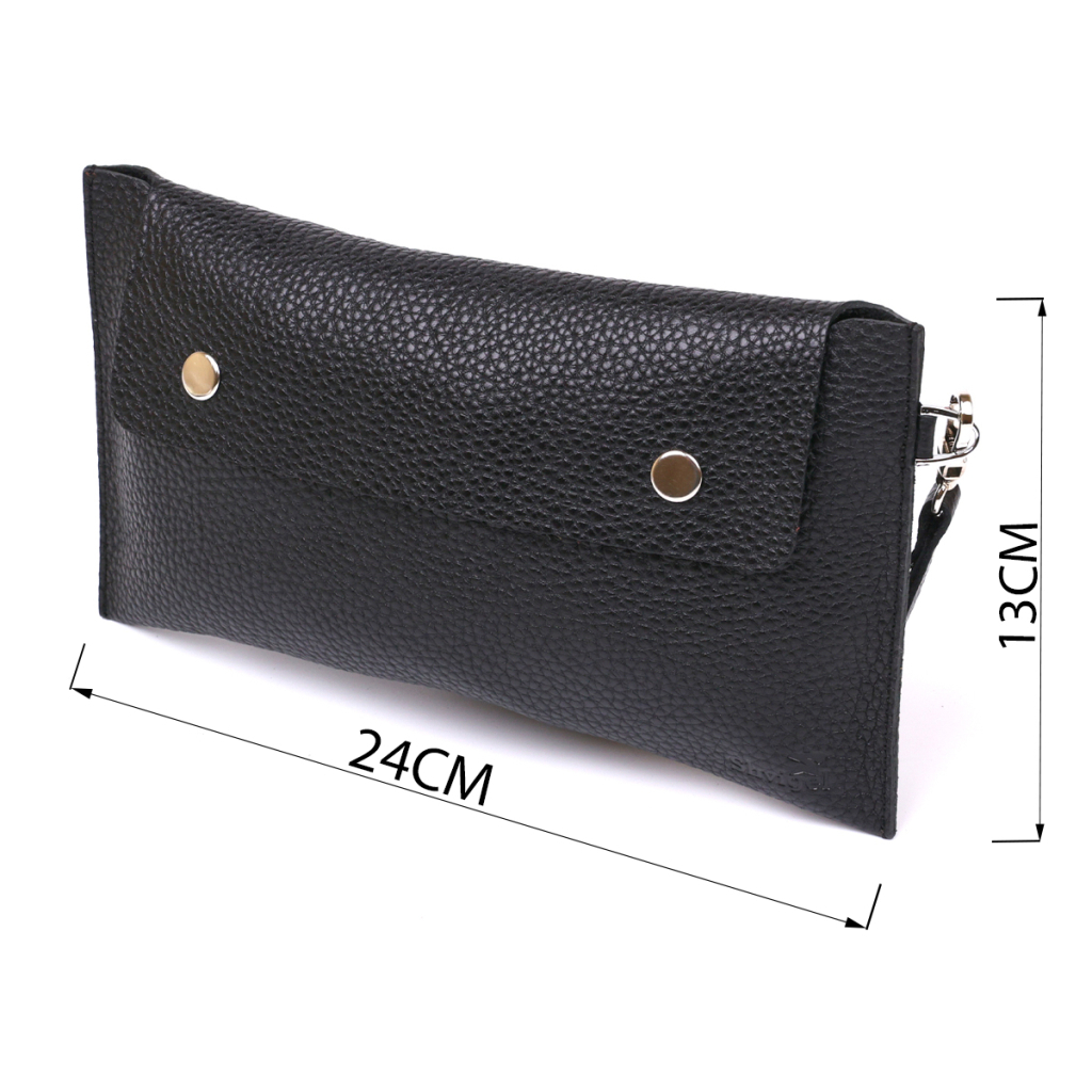 Косметичка Shvigel Шкіряна тревел Чорна (16416) - зображення 4