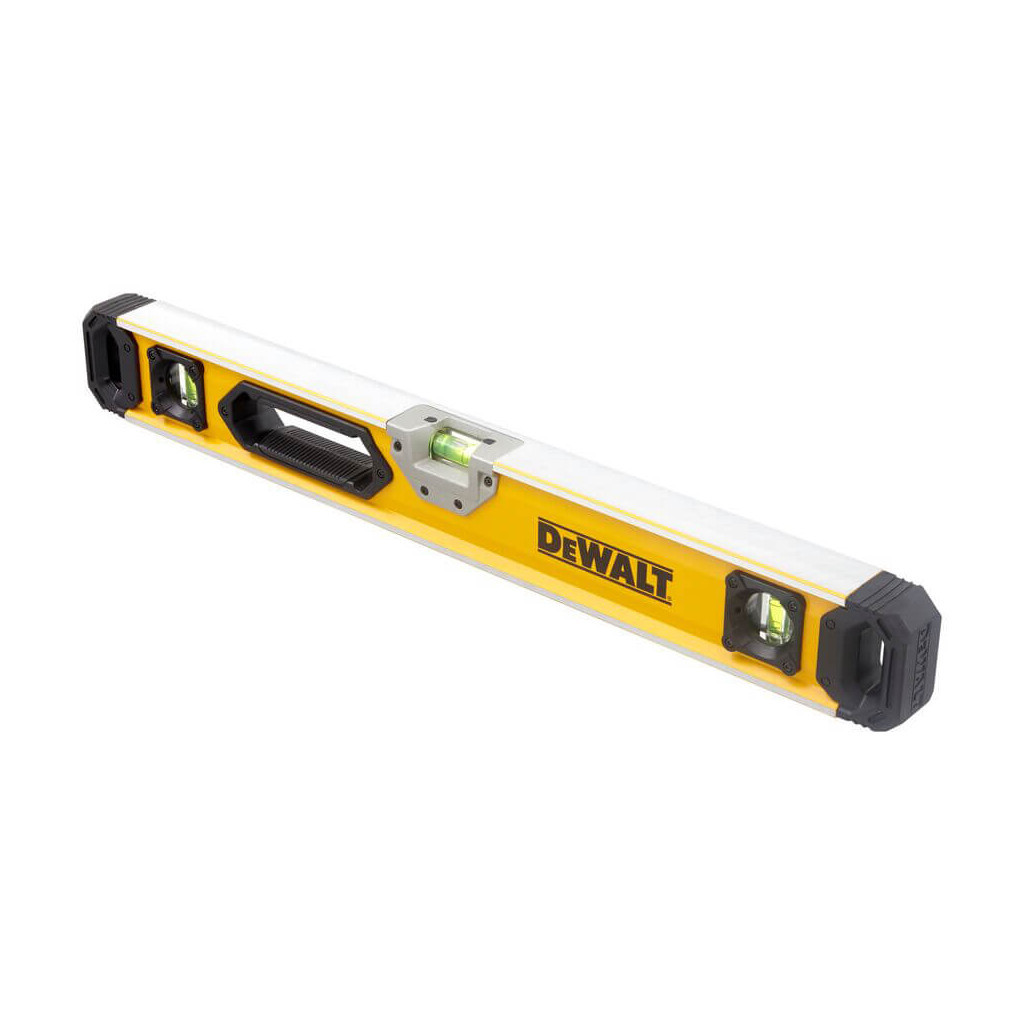 Рівень DeWALT BOX BEAM LEVELS, алюмінієвий, 3 капсули, 600 мм (DWHT0-43224) - зображення 2