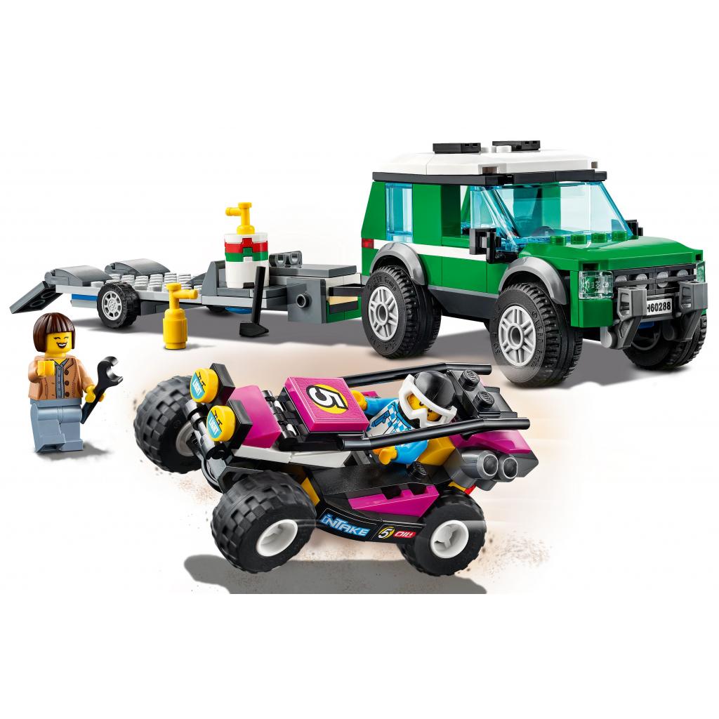 Конструктор LEGO City Great Vehicles Транспортер гоночного багі 210 деталей (60288) - зображення 3