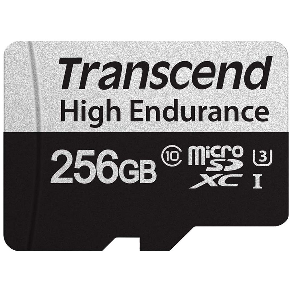 Карта пам'яті Transcend 256GB microSDXC class 10 UHS-I U3 High Endurance (TS256GUSD350V) - зображення 1