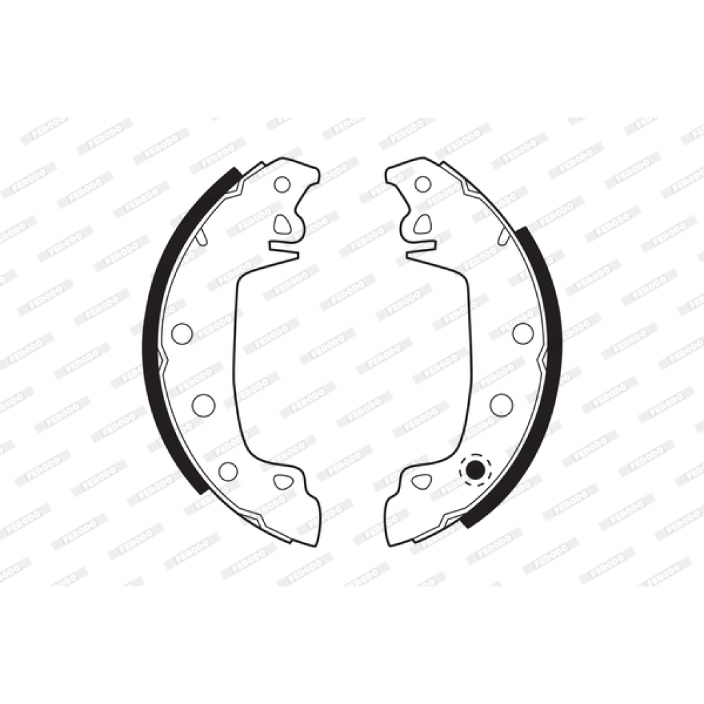 Гальмівні колодки FERODO FSB43 - зображення 1