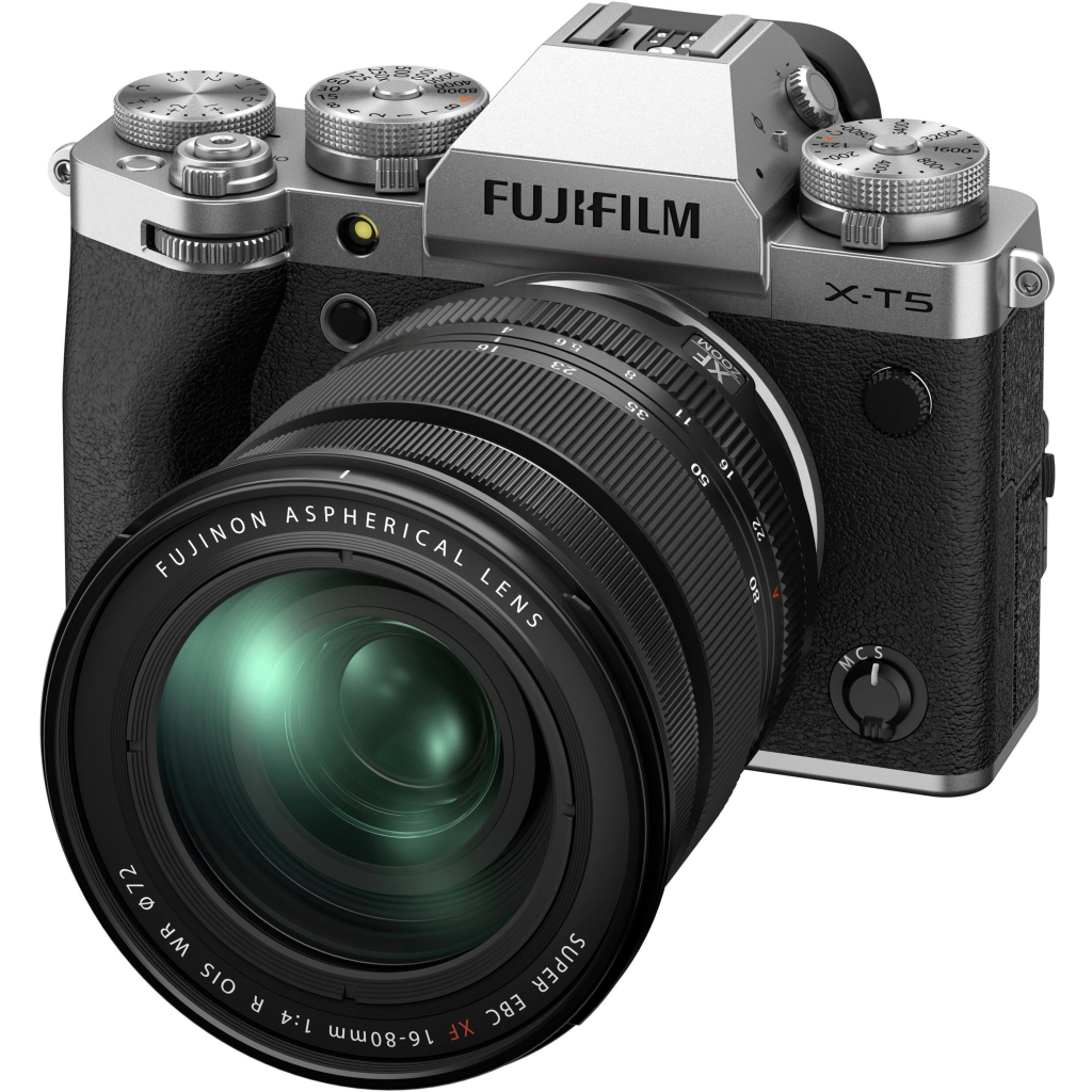 Цифровий фотоапарат Fujifilm X-T5 + XF 16-80 F4 Kit Silver (16939497) - изображение 2
