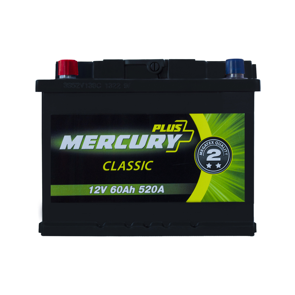 Акумулятор автомобільний MERCURY battery CLASSIC Plus 60Ah (P47278) - зображення 3