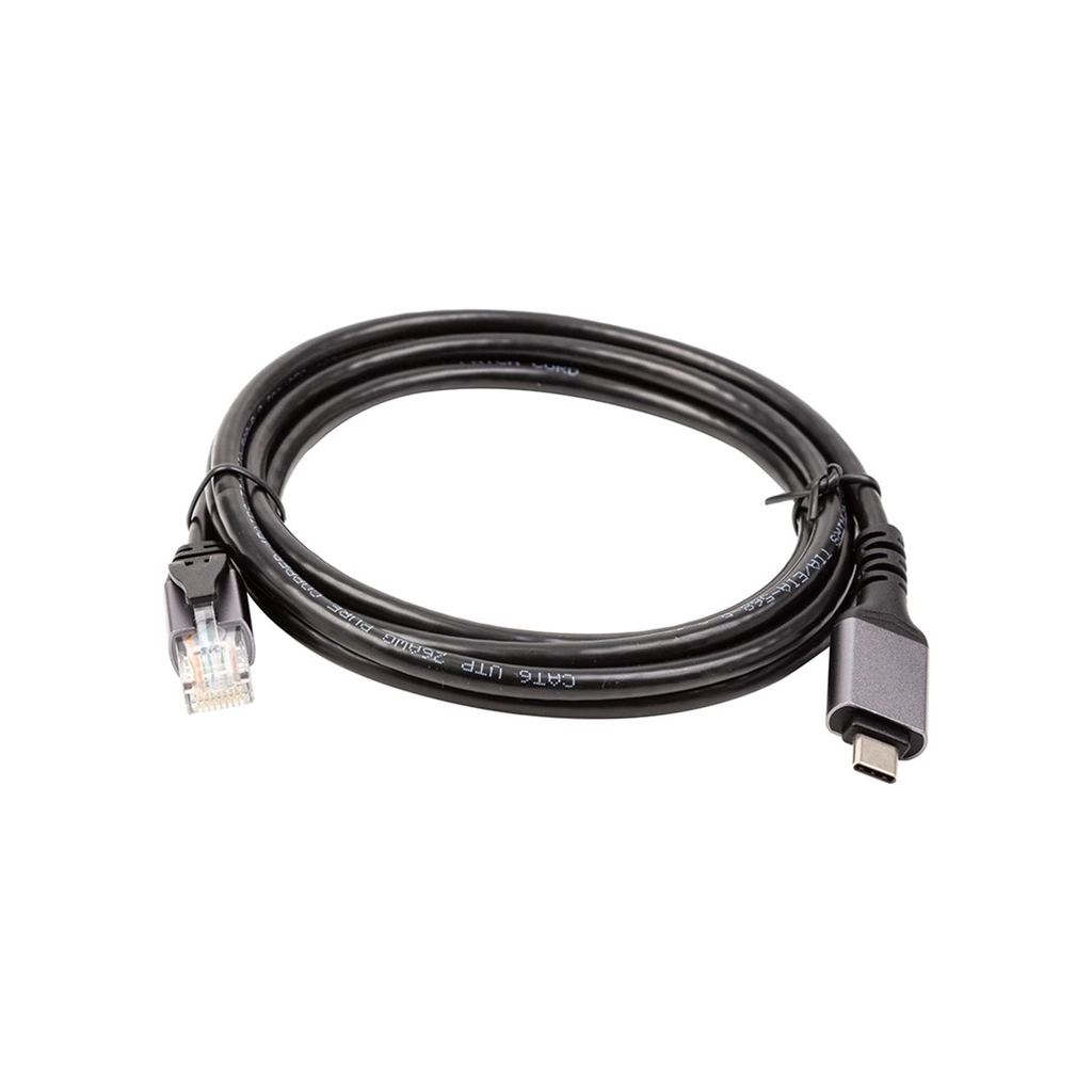 Дата кабель USB-C to RJ45 Ethernet 2.0m PowerPlant (CA914920) - зображення 2