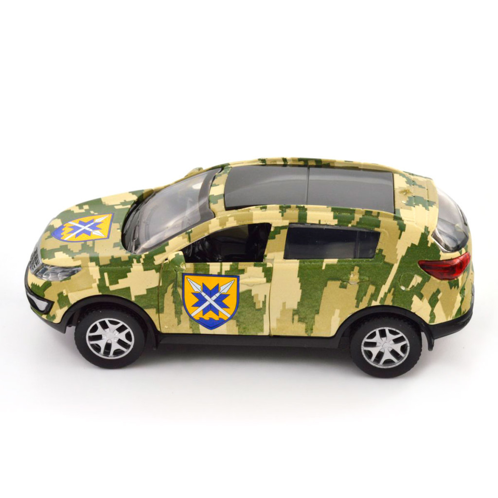 Машина TechnoDrive Автомодель серії Шеврони Героїв - Kia Sportage R - 56 ОМПБр (250362M) - изображение 9