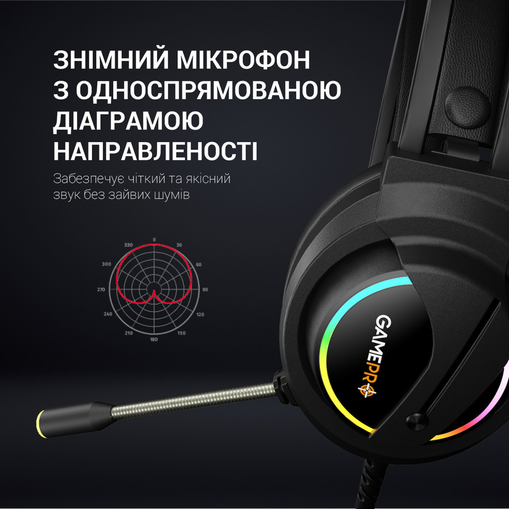 Навушники GamePro HS565 Nitro Black (HS565) - зображення 8