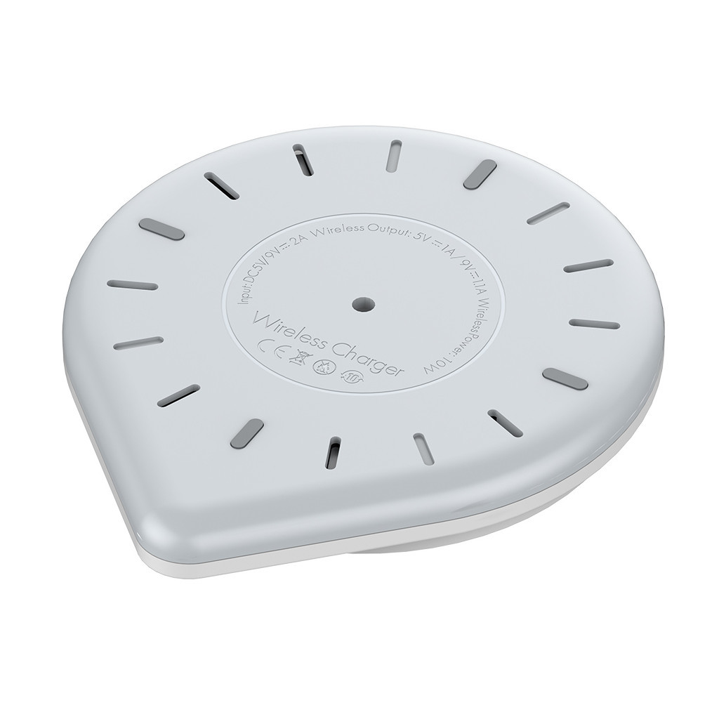 Зарядний пристрій ColorWay Qi Fast Charger (10W)& LED bedside lamp (CW-CHW20Q-WT) - зображення 9