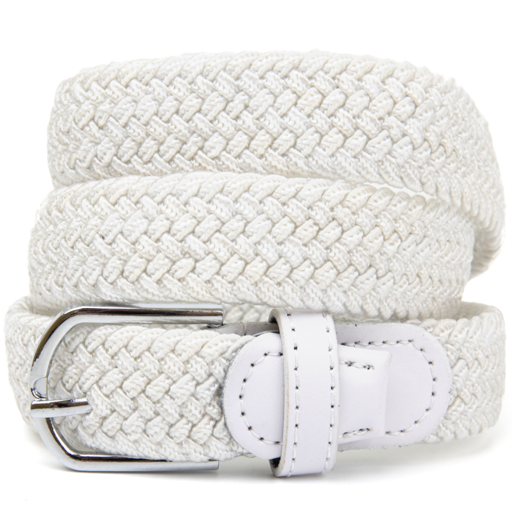 Ремінь Vintage Текстильний жіночий Білий (20545) - зображення 1