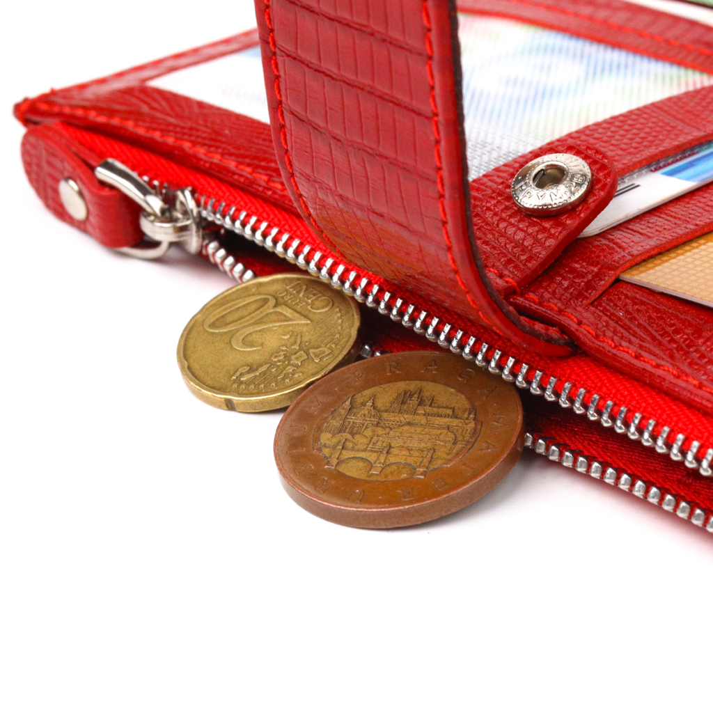 Гаманець Canpellini З натуральної шкіри Червоний (21646) - зображення 8