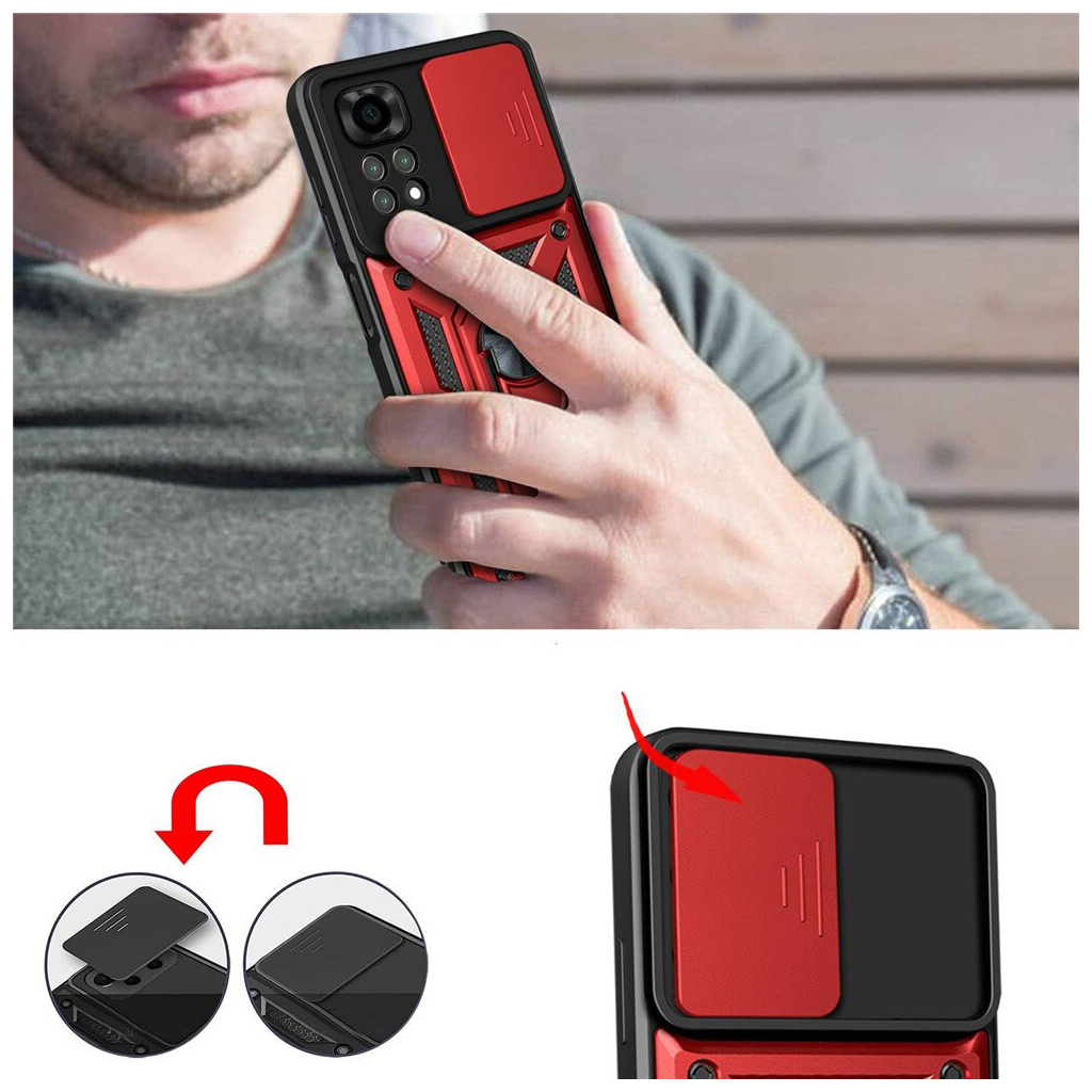 Чохол до мобільного телефона BeCover Military Xiaomi Redmi Note 11 / Note 11S Red (707415) - зображення 5