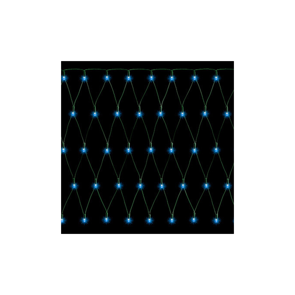 Гірлянда Jumi Сітка 100 LED, 1x1 м, блакитний (5900410537583) - зображення 1