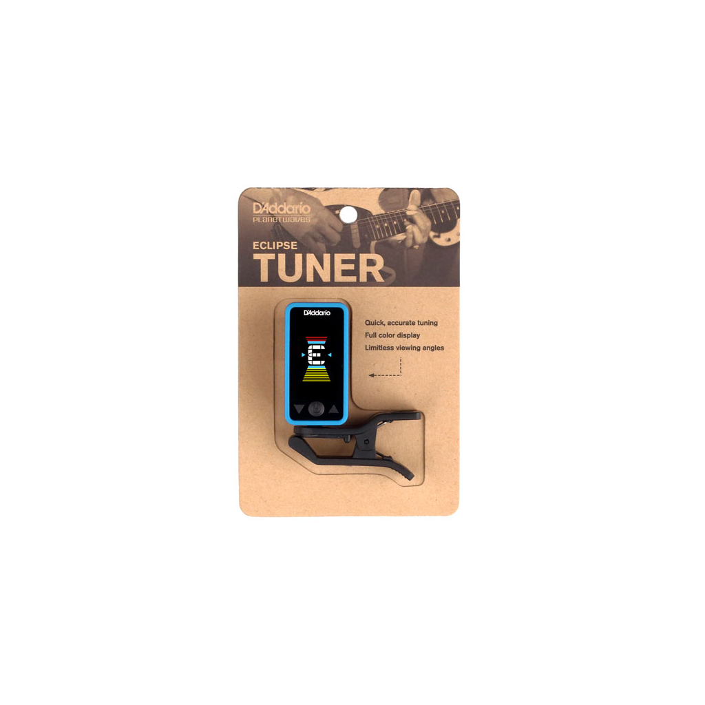 Тюнер для музичних інструментів D'Addario Eclipse Tuner Blue (PW-CT-17BU) - изображение 4