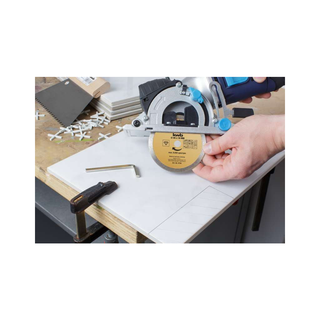 Круг відрізний Einhell набір 3шт, 89x10 мм, для деревних матеріалів та пластику (575915) - зображення 2