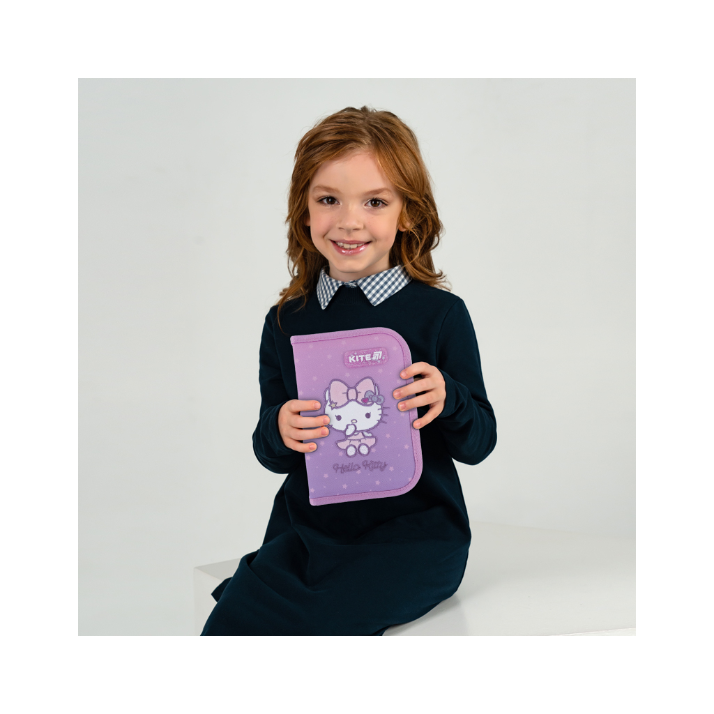 Пенал Kite 621 Hello Kitty, 1 відділення, 1 відворот (HK25-621) - зображення 7