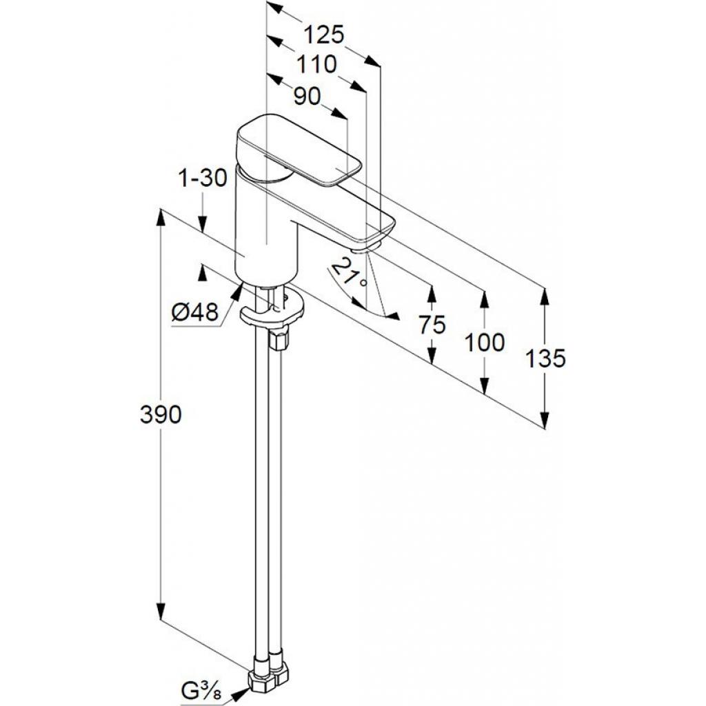 Змішувач KLUDI PURESTYLE (400280575) - зображення 2