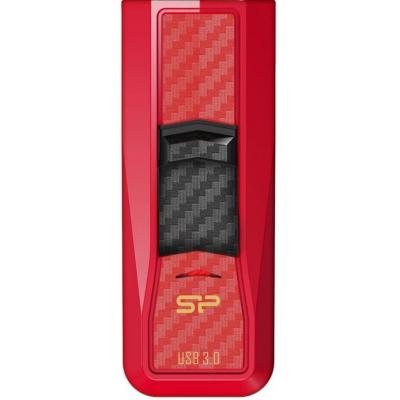 USB флеш накопичувач Silicon Power 8GB Blaze B50 Red USB 3.0 (SP008GBUF3B50V1R) - зображення 1