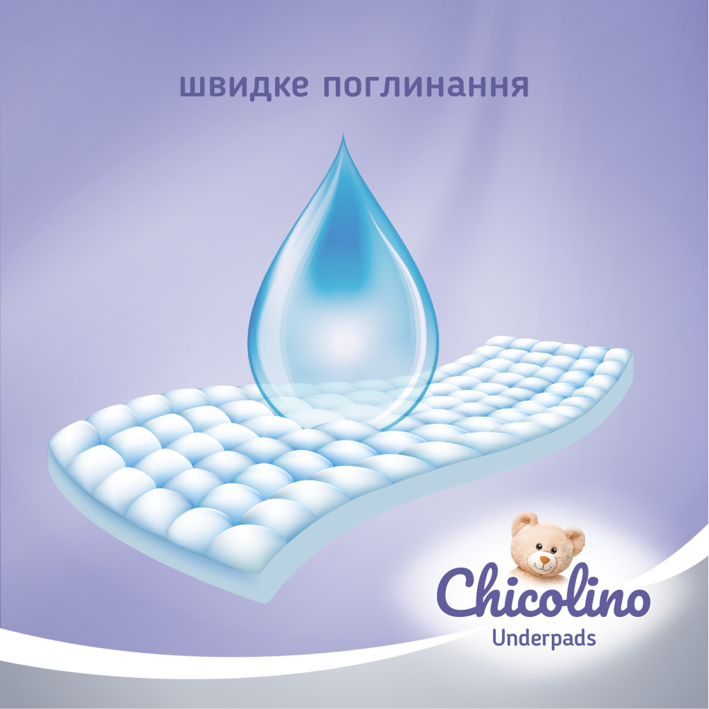 Пелюшки для малюків Chicolino 60х55см 5 шт (4823098413899) - зображення 5
