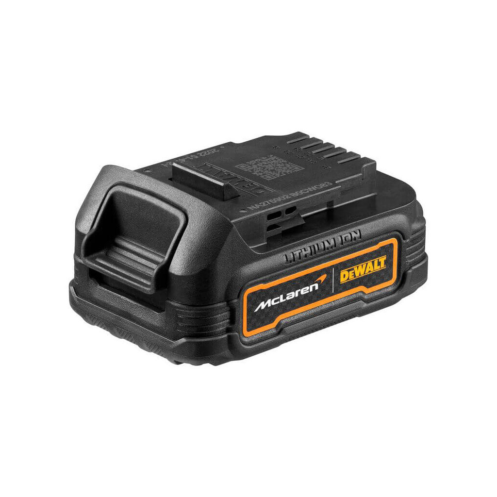 Шуруповерт DeWALT McLaren F1, XR Li-Ion PowerStack 18V GFN блок 2x1.7Ah, 90 Нм, кейс TSTAK (DCD85ME2GT) - зображення 5