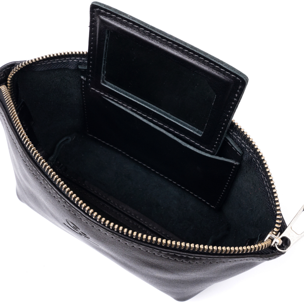 Косметичка Grande Pelle Зі шкіри Чорна (11302) - зображення 7