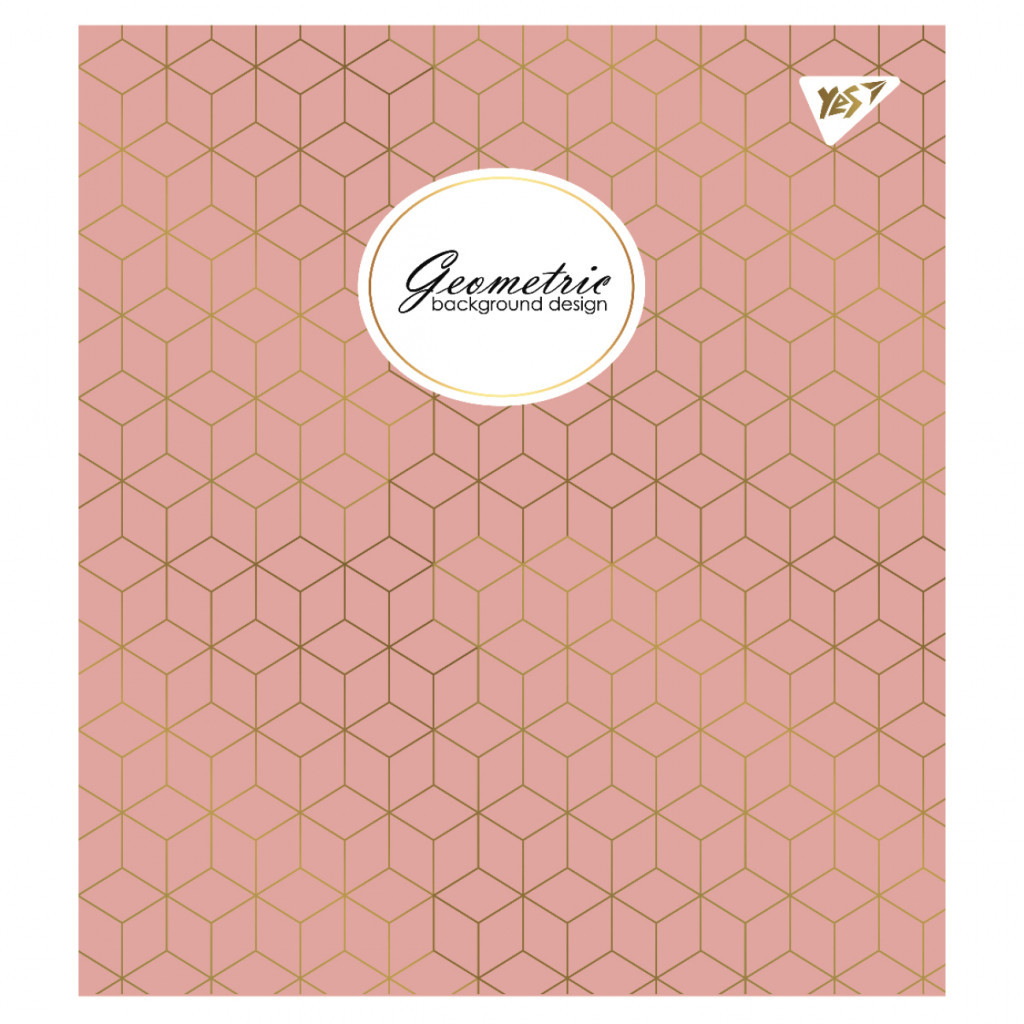 Зошит Yes А5 Geometric 18 аркушів клітинка (766819) - зображення 2