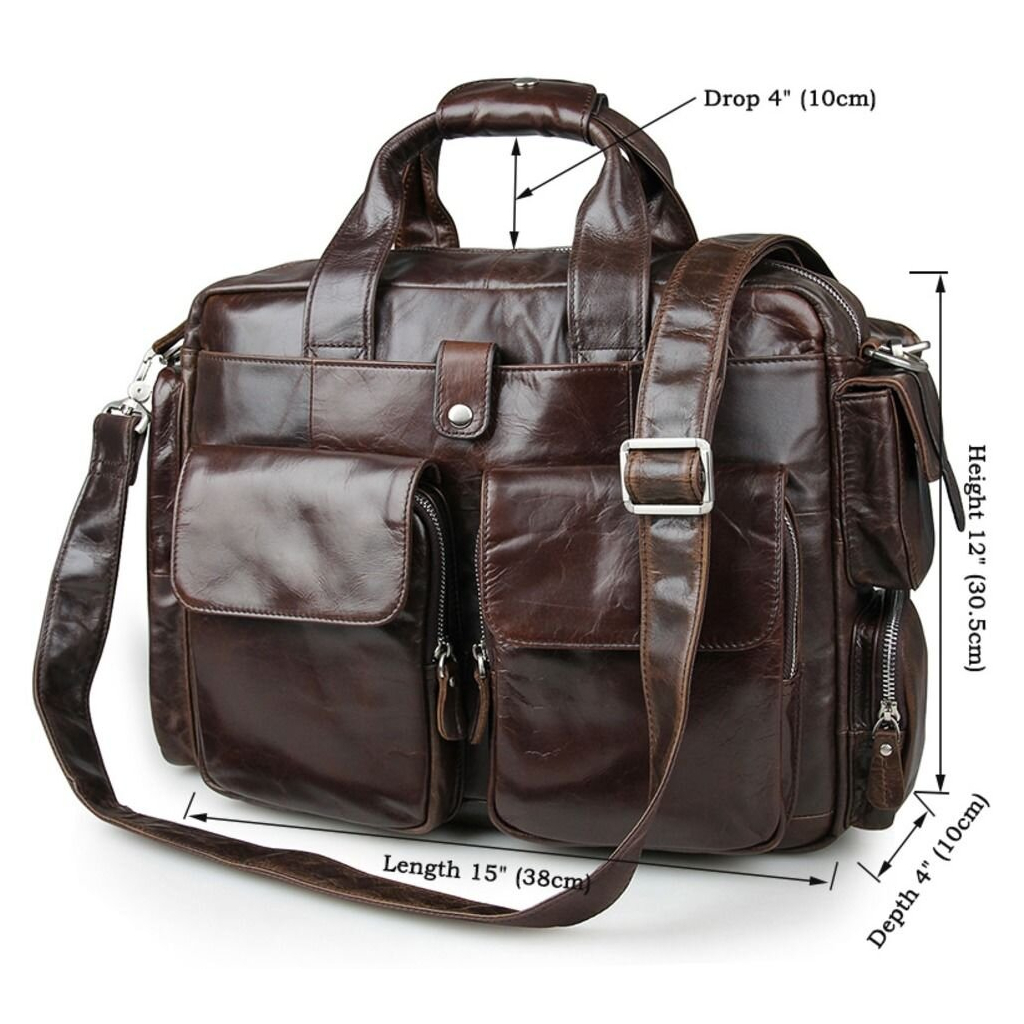 Сумка Vintage Коричнева (14370) - зображення 2