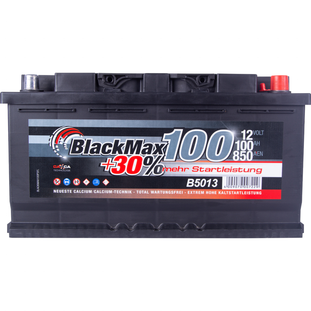 Акумулятор автомобільний BlackMax 100А (B5013) - зображення 2