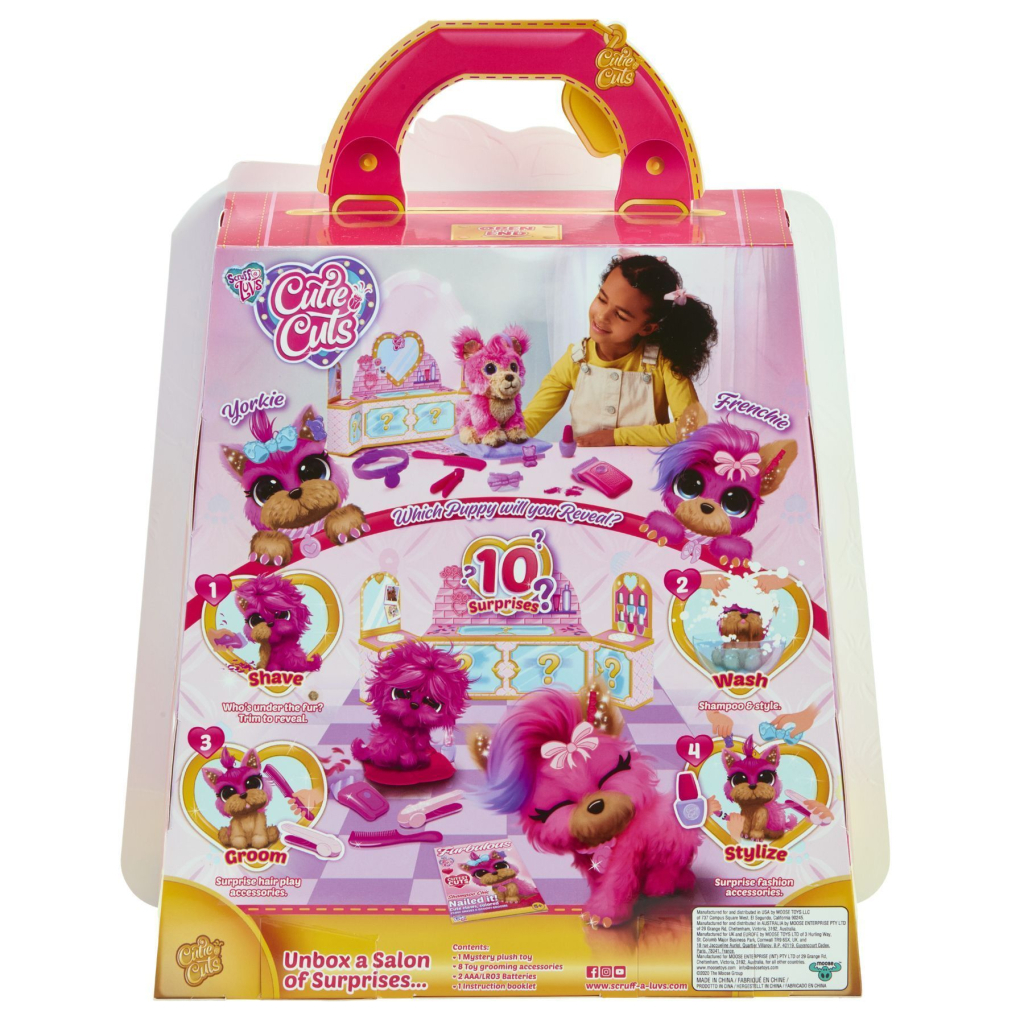 М'яка іграшка Moose Няшка-потеряшка Грумінг салон рожева (30146) - зображення 10