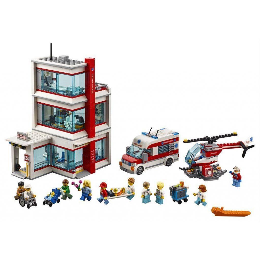 Конструктор LEGO Міська лікарня 861 деталей (60204) - зображення 2