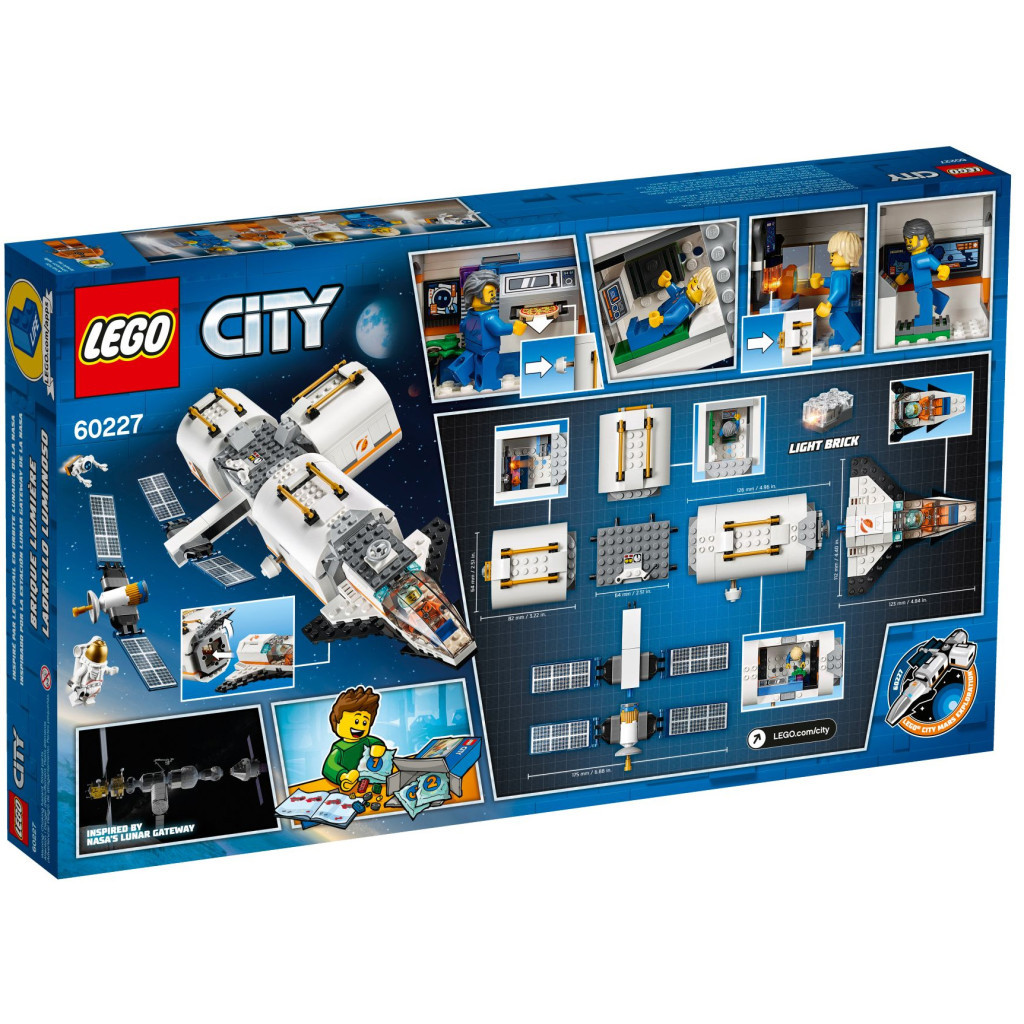 Конструктор LEGO City Місячна космічна станція 412 деталей (60227) - зображення 9