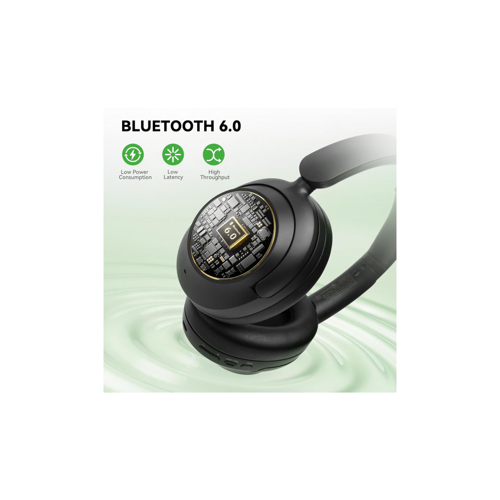 Навушники OneOdio A6, Bluetooth + USB-C Hybrid ANC Black (A6 Black) - зображення 8