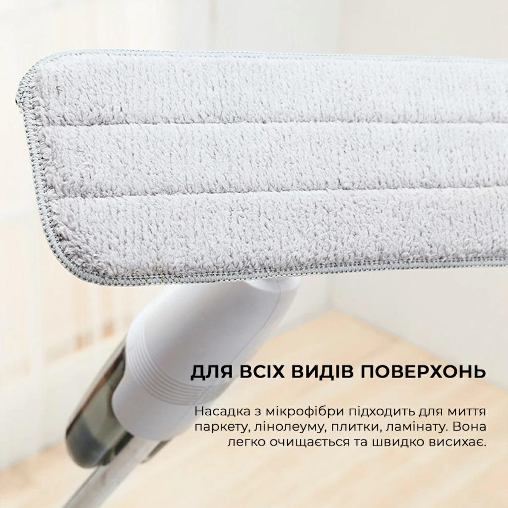 Пилосос Deerma Spray Mop White (TB500) - зображення 2
