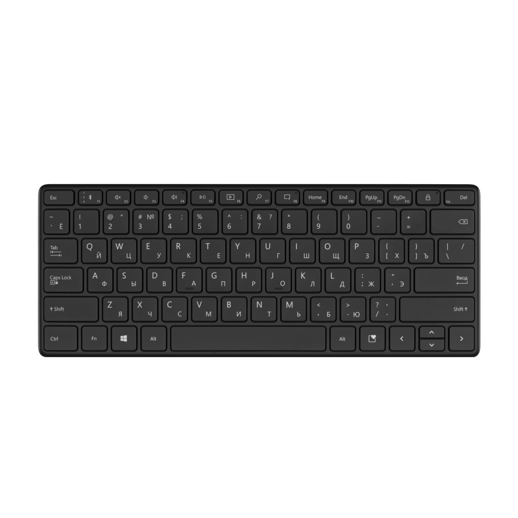 Клавіатура Microsoft Designer Compact Bluetooth Black (21Y-00011) - зображення 1
