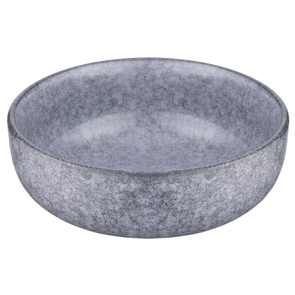 Салатник Ardesto Loreto, 650мл, 15.5см, порцеляна, сірий (AR1015LG) - зображення 1