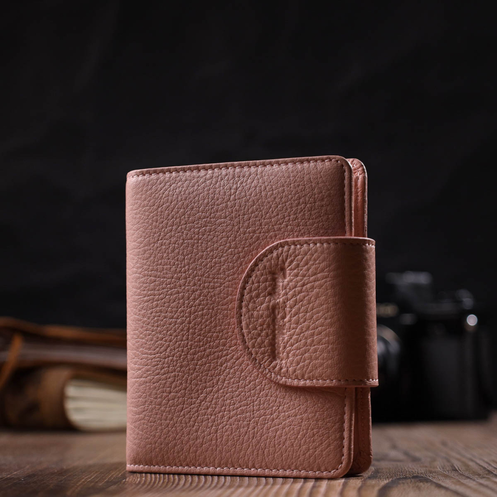 Гаманець Tony Bellucci З натуральної шкіри Пудровий (22019) - зображення 9