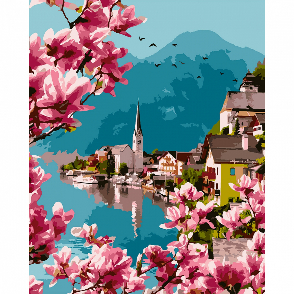 Картина по номерам Santi Сезон магнолій 40*50 см (954009) - изображение 1