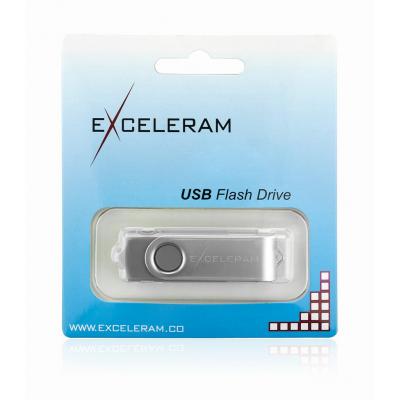 USB флеш накопичувач eXceleram 16GB P1 Series Silver/Gray USB 2.0 (EXP1U2SIG16) - зображення 8