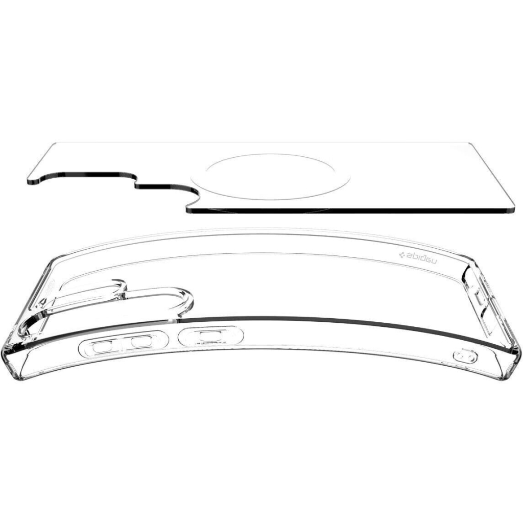 Чохол до мобільного телефона Spigen Samsung Galaxy S25 Ultra, Ultra Hybrid MagFit, Clear White (ACS08956) - изображение 11
