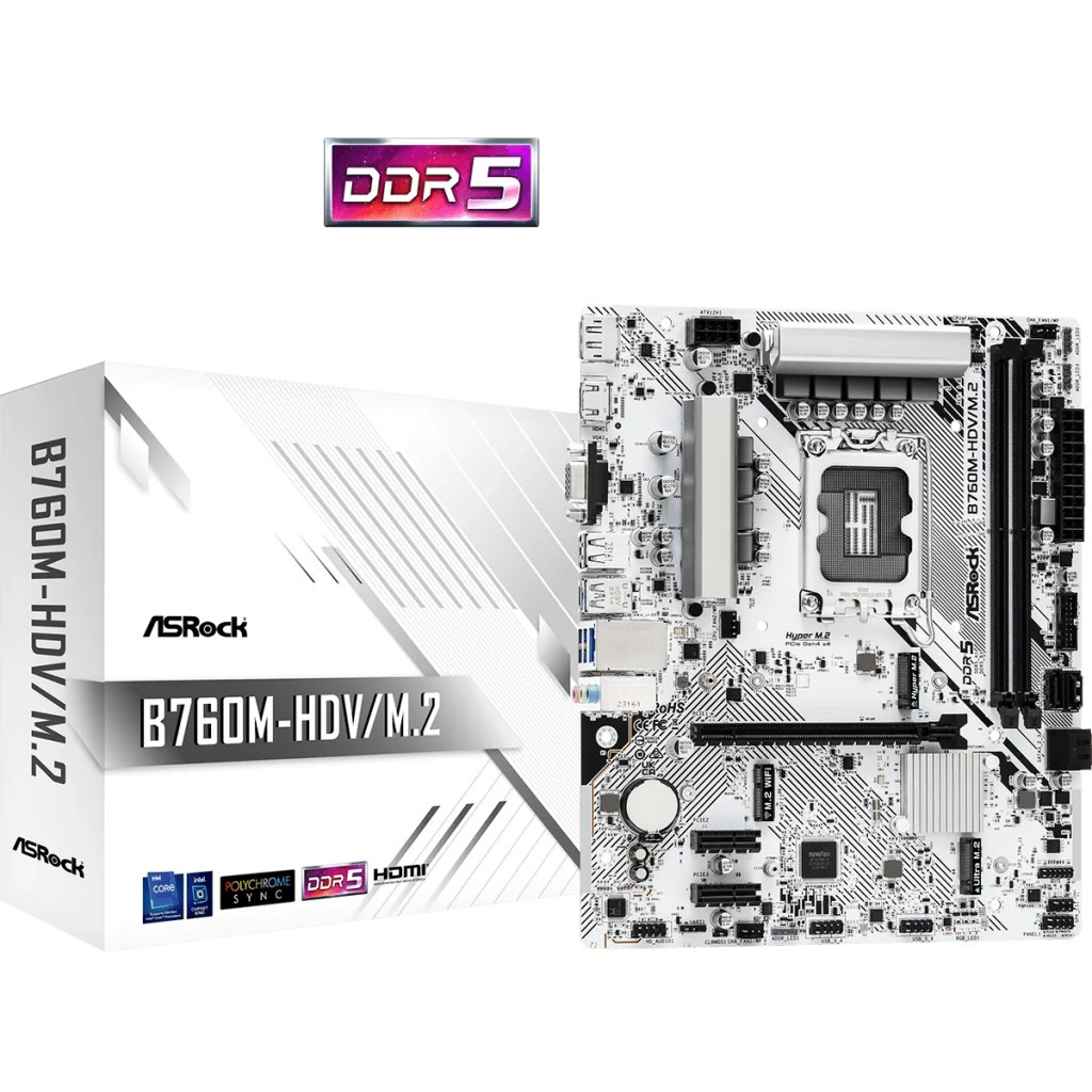 Материнська плата ASRock B760M-HDV/M.2 - зображення 5