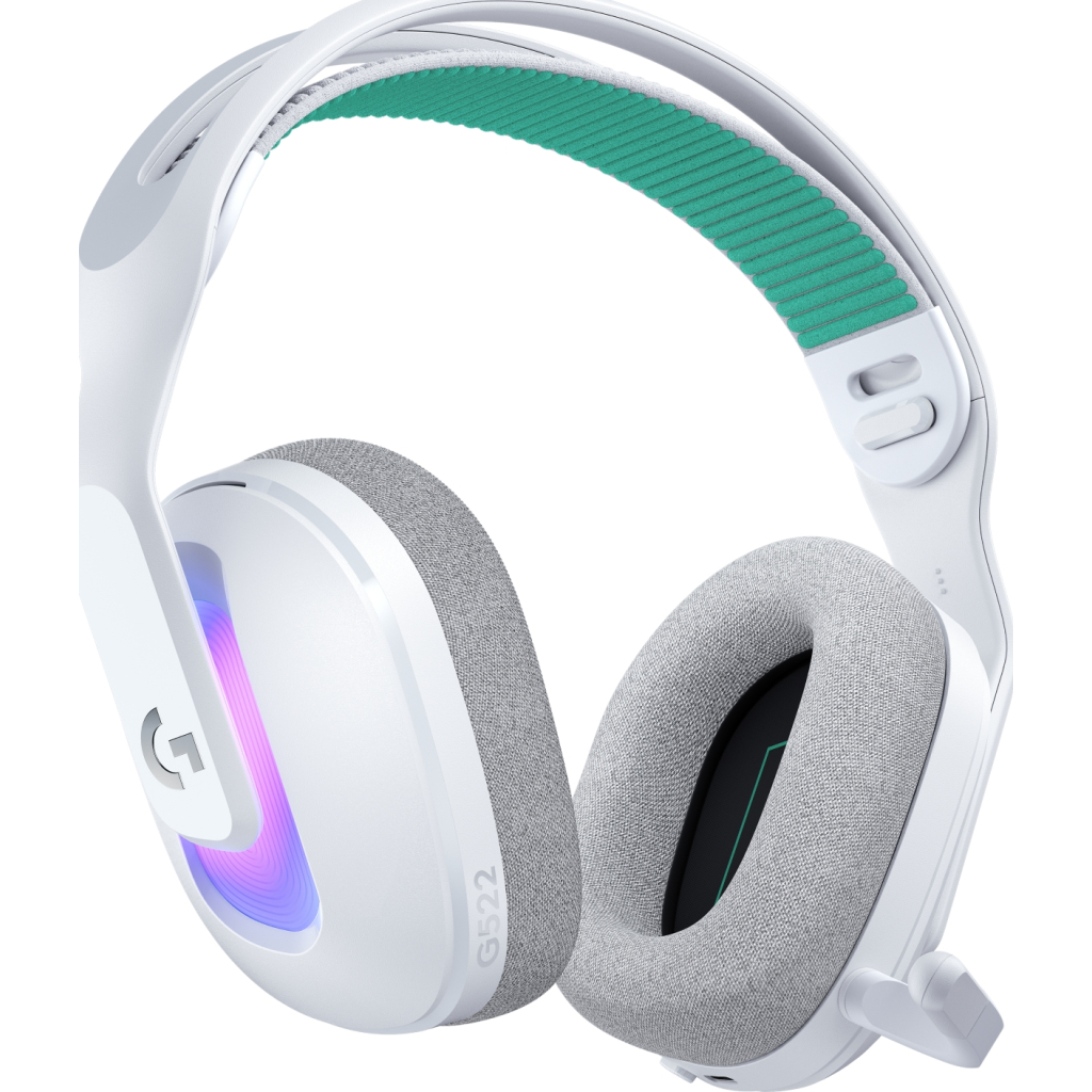 Навушники Logitech G522 Lightspeed Wireless Gaming Headset White (981-001550) - зображення 1