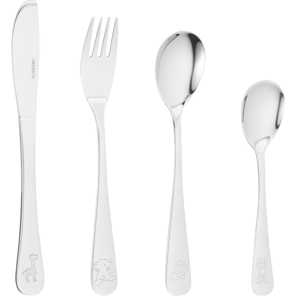 Набір столових приборів Ardesto Animals 4 предмета (AR0704AS) - изображение 2