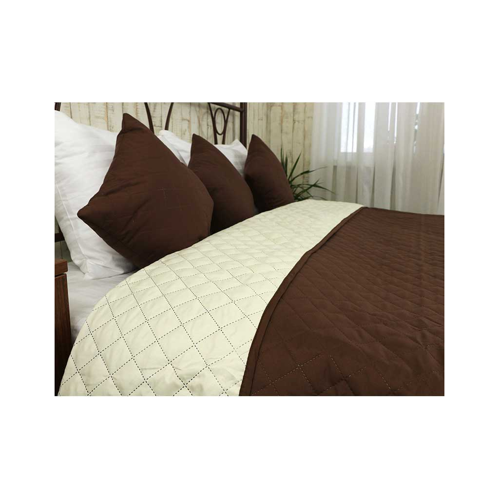 Покривало Руно Двостороннє Барселона шоколадно-молочне 150х212 см (360.52У_Барселона) - зображення 2