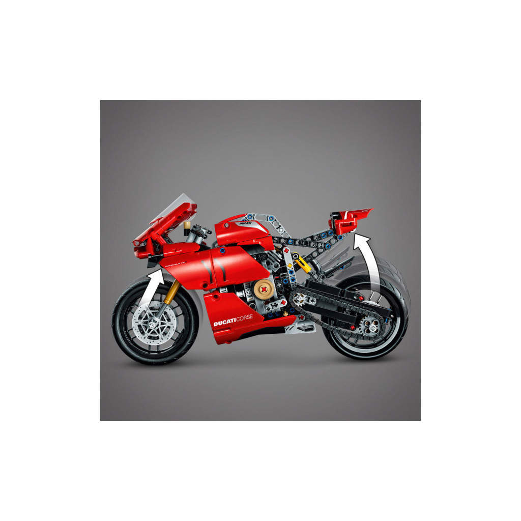 Конструктор LEGO Technic Ducati Panigale V4 R 0 646 деталей (42107) - зображення 7