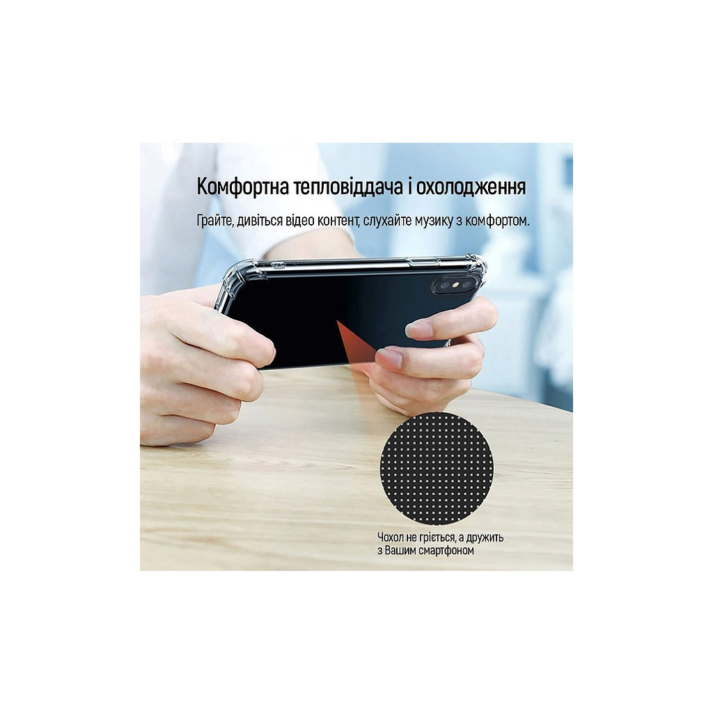 Чохол до мобільного телефона BeCover Anti-Shock Samsung Galaxy A14 4G SM-A145/A14 5G SM-A146 Clear (709084) - зображення 3