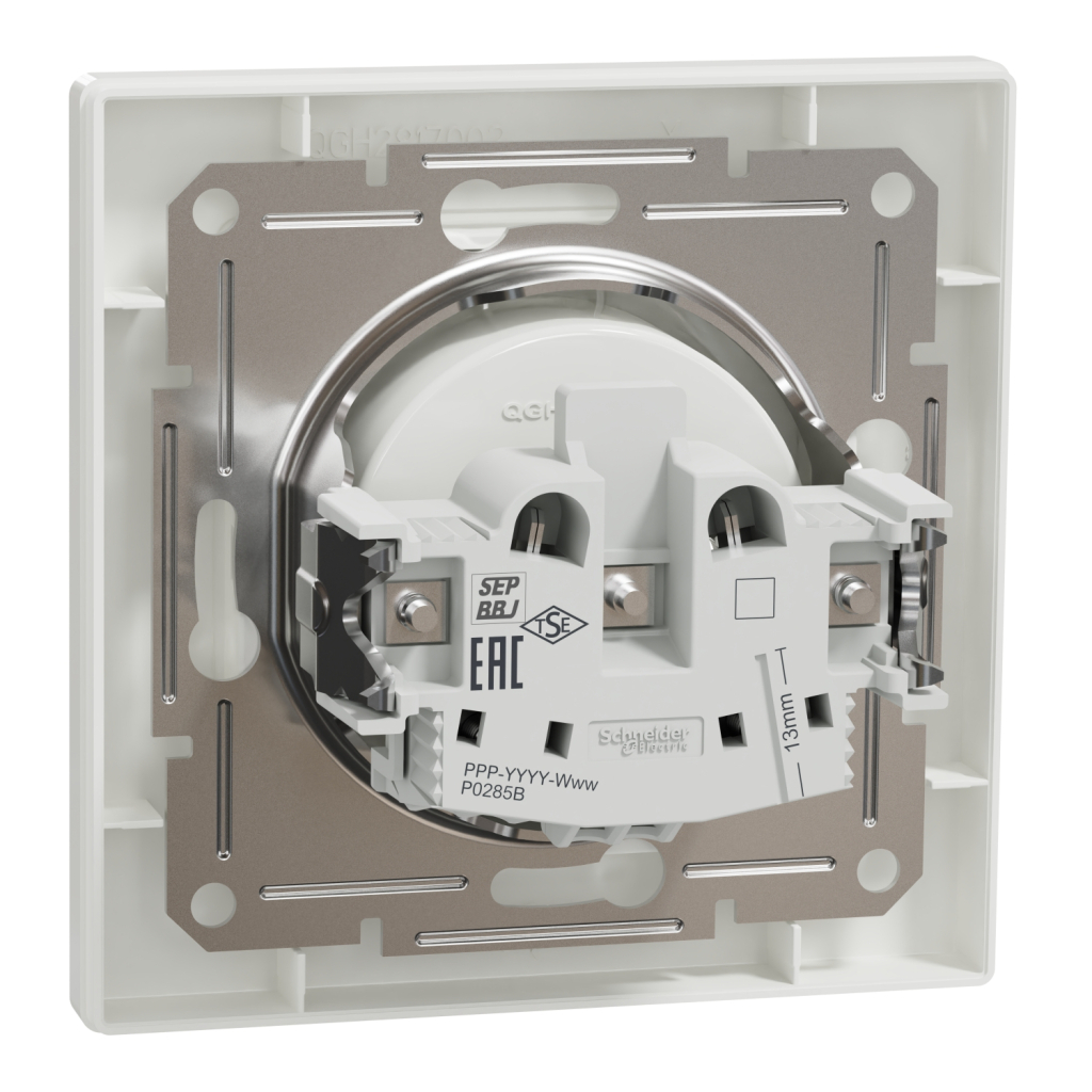 Розетка Schneider Electric ASFORA без заземлення біла (EPH3000121) - изображение 7