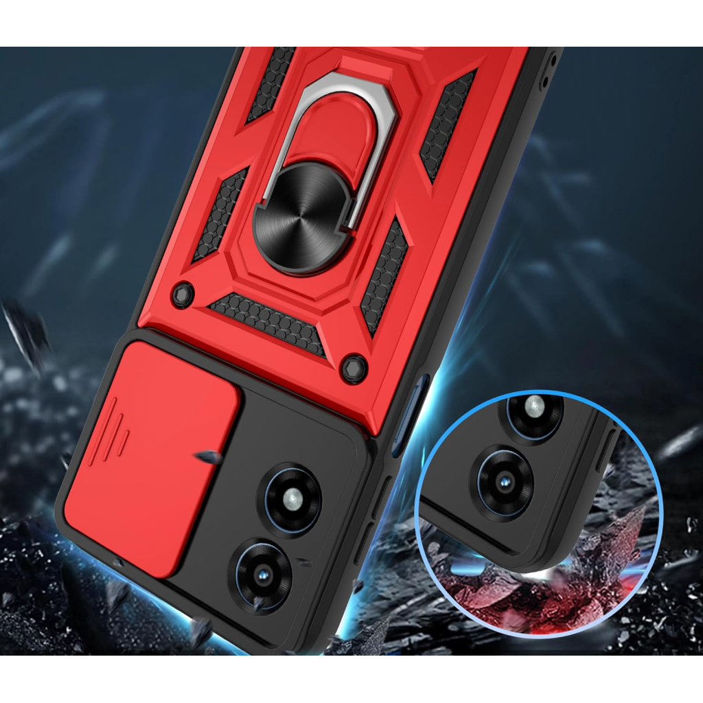 Чохол до мобільного телефона BeCover Military Motorola Moto G04/G04s Red (713065) - зображення 2