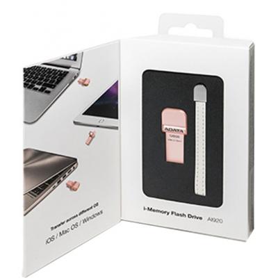 USB флеш накопичувач ADATA 128GB I920 Rose Gold USB 3.1 Gen1/Lightning (AAI920-128G-CRG) - зображення 6
