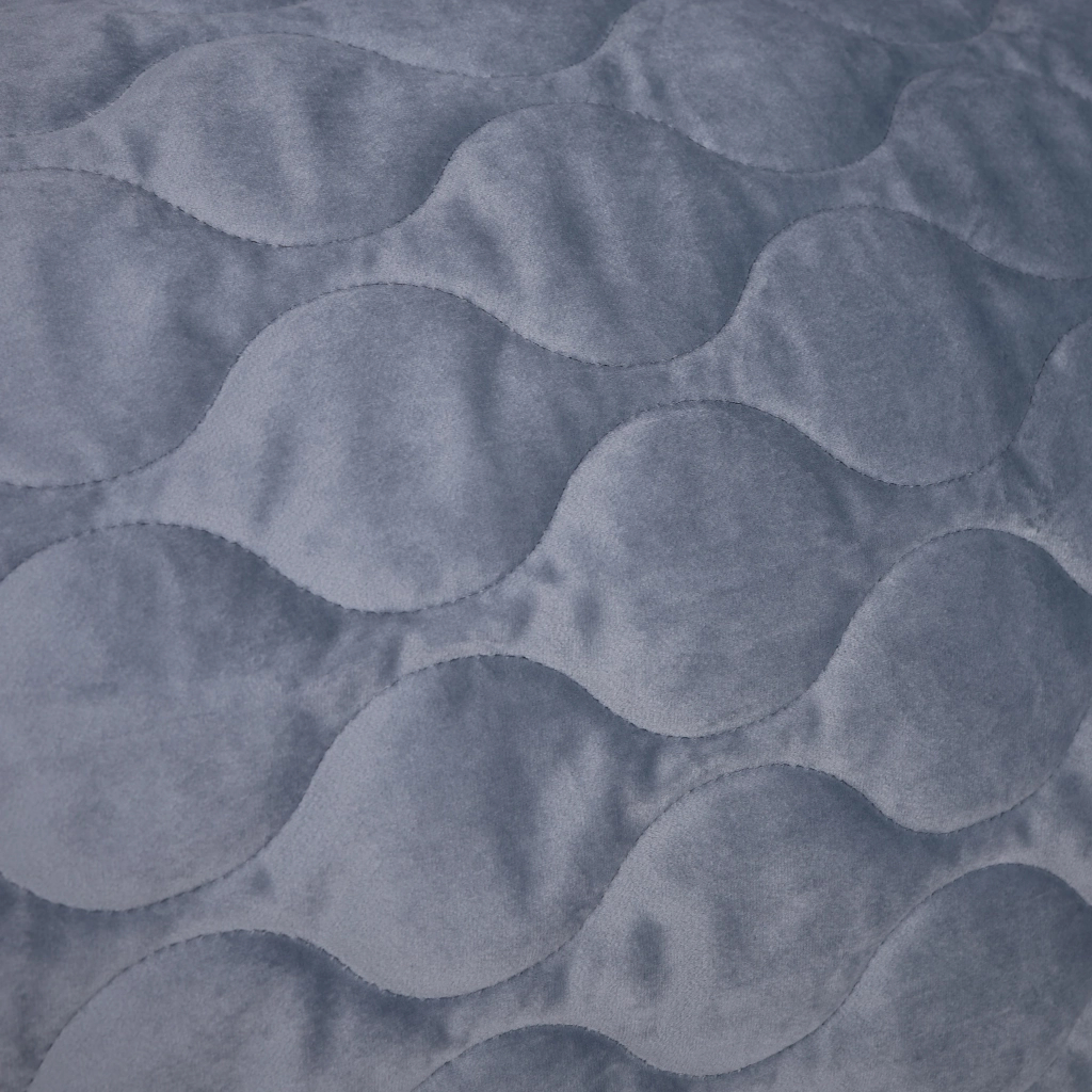 Покривало MirSon №5052 Velor charm Dark grey 150х210 см (2200008376895) - зображення 4